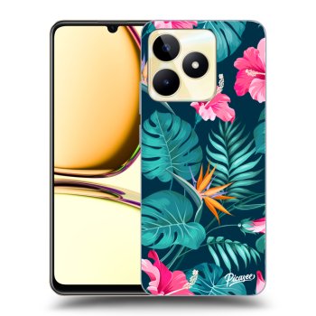 Θήκη για Realme C53 - Pink Monstera