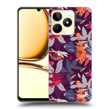 Θήκη για Realme C53 - Purple Leaf