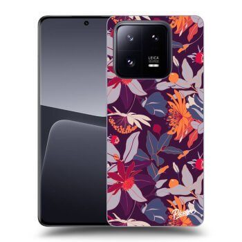 Θήκη για Xiaomi 14 - Purple Leaf