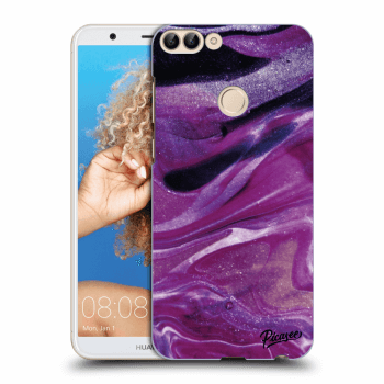 Θήκη για Huawei P Smart - Purple glitter