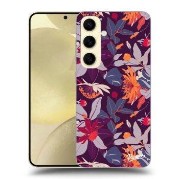 Θήκη για Samsung Galaxy S24 S921B 5G - Purple Leaf