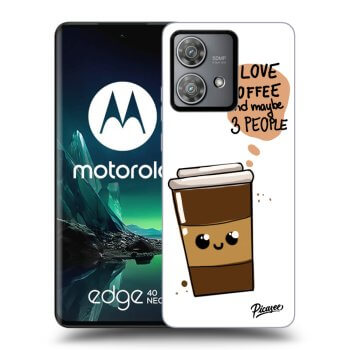 Θήκη για Motorola Edge 40 Neo - Cute coffee