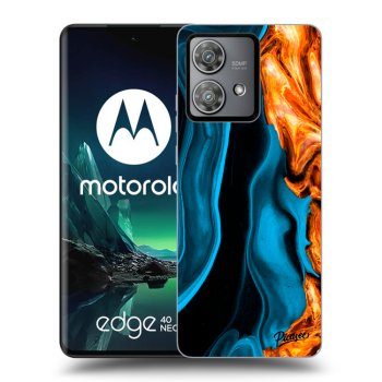 Θήκη για Motorola Edge 40 Neo - Gold blue