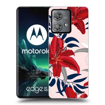Θήκη για Motorola Edge 40 Neo - Red Lily