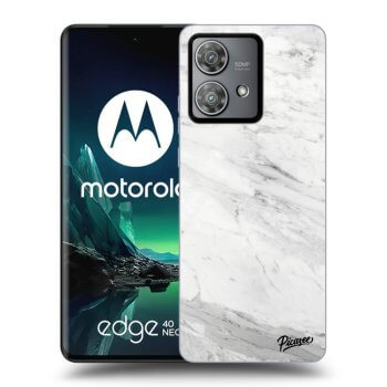 Θήκη για Motorola Edge 40 Neo - White marble