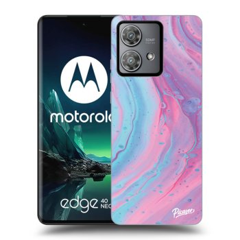 Θήκη για Motorola Edge 40 Neo - Pink liquid