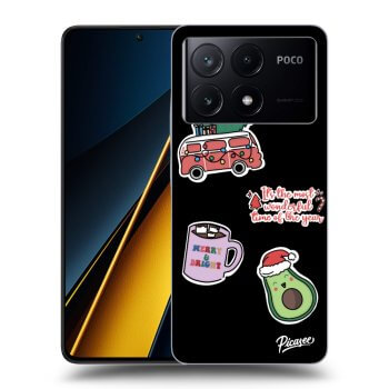 Θήκη για Xiaomi Poco X6 Pro - Christmas Stickers
