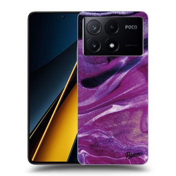 Θήκη για Xiaomi Poco X6 Pro - Purple glitter