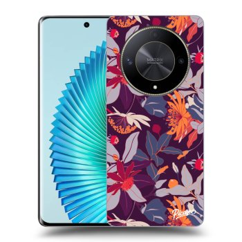 Θήκη για Honor Magic6 Lite 5G - Purple Leaf