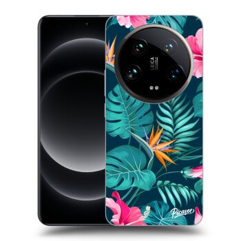 Θήκη για Xiaomi 14 Ultra - Pink Monstera