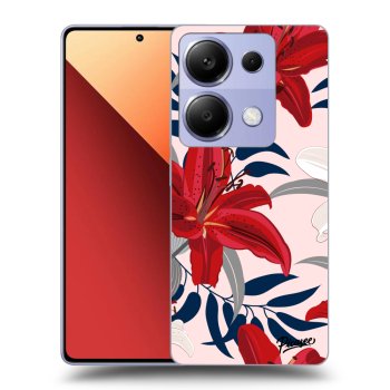 Θήκη για Xiaomi Redmi Note 13 Pro 4G - Red Lily