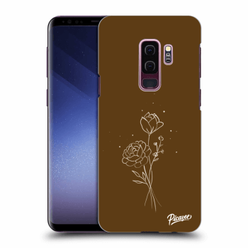 Θήκη για Samsung Galaxy S9 Plus G965F - Brown flowers