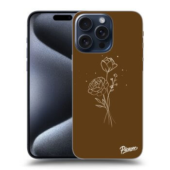 ULTIMATE CASE MagSafe pro Apple iPhone 16 Pro Max - Brown flowers