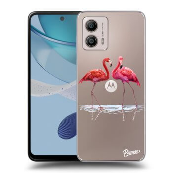 Θήκη για Motorola Moto G53 5G - Flamingos couple