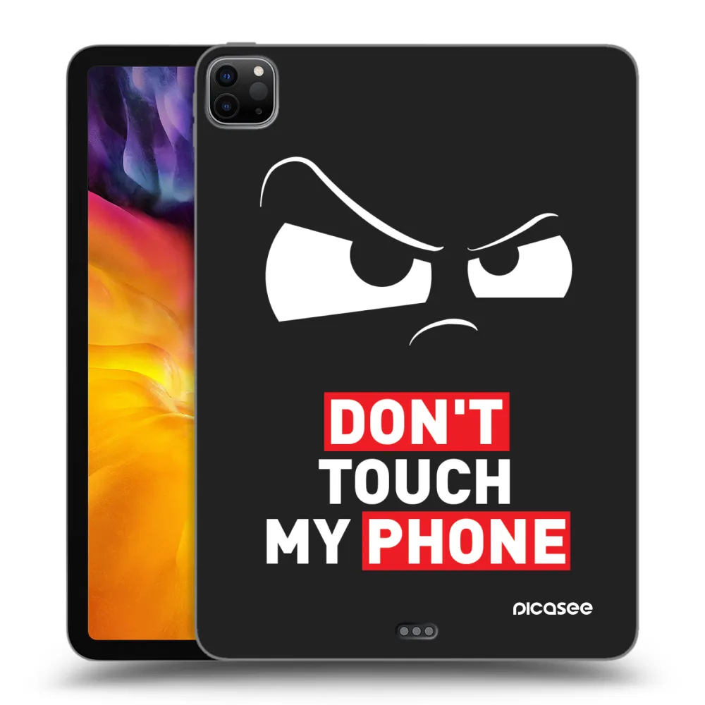 Picasee Μαύρη θήκη σιλικόνης για Apple iPad Pro 11" 2024 (7.gen.) - Cloudy Eye - Transparent