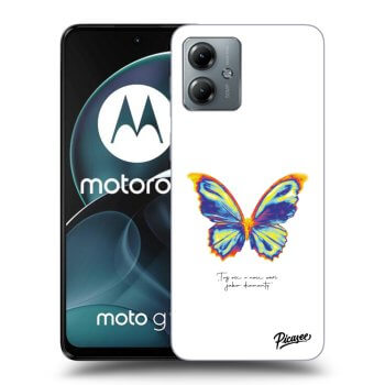 Θήκη για Motorola Moto G14 - Diamanty White