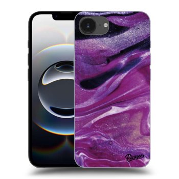 Θήκη για Apple iPhone 16e - Purple glitter