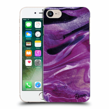 Θήκη για Apple iPhone 7 - Purple glitter