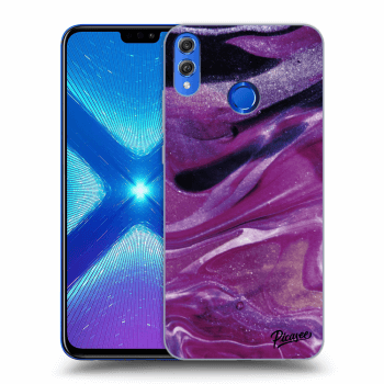 Θήκη για Honor 8X - Purple glitter