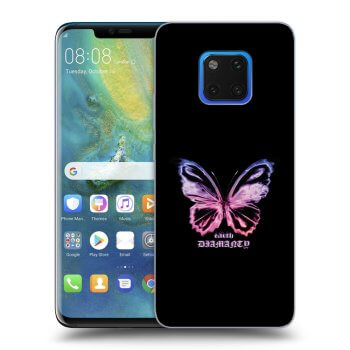 Picasee διαφανής θήκη σιλικόνης Huawei Mate 20 Pro - Diamanty Purple