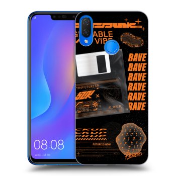 Picasee Μαύρη θήκη σιλικόνης για Huawei Nova 3i - RAVE