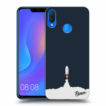 Picasee Μαύρη θήκη σιλικόνης για Huawei Nova 3i - Astronaut 2