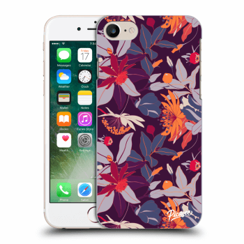 Θήκη για Apple iPhone 8 - Purple Leaf