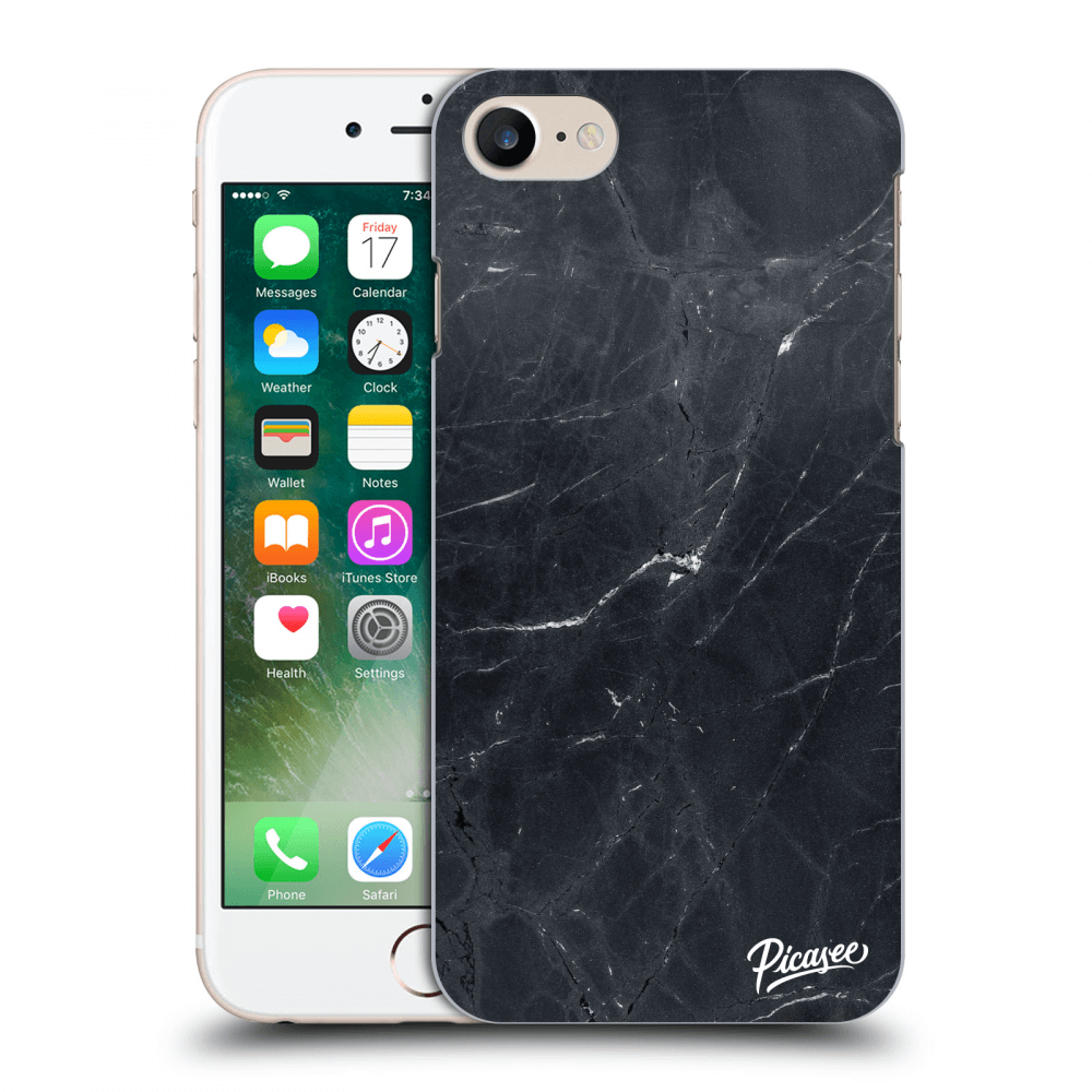 Picasee ULTIMATE CASE για Apple iPhone 8 - Black marble