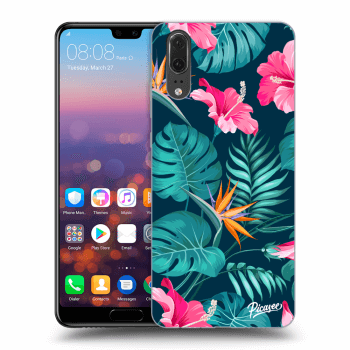 Θήκη για Huawei P20 - Pink Monstera