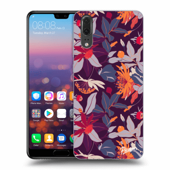 Θήκη για Huawei P20 - Purple Leaf
