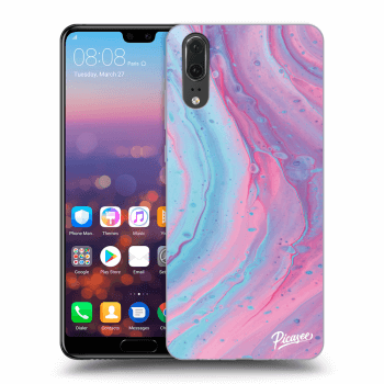 Θήκη για Huawei P20 - Pink liquid