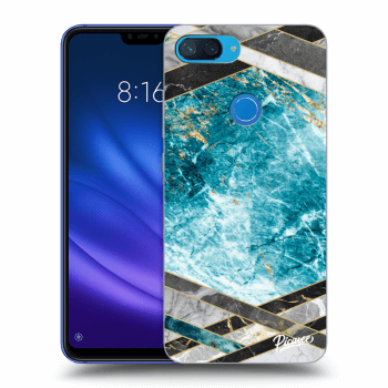 Θήκη για Xiaomi Mi 8 Lite - Blue geometry