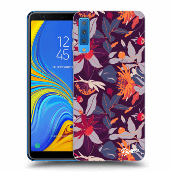 Θήκη για Samsung Galaxy A7 2018 A750F - Purple Leaf