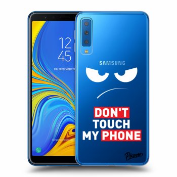 Θήκη για Samsung Galaxy A7 2018 A750F - Angry Eyes - Transparent