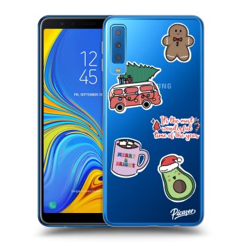 Θήκη για Samsung Galaxy A7 2018 A750F - Christmas Stickers