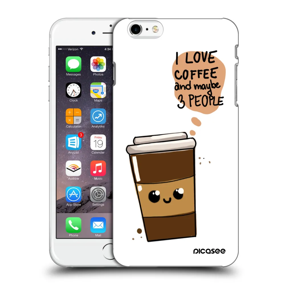 Picasee ULTIMATE CASE για Apple iPhone 6 Plus/6S Plus - Cute coffee