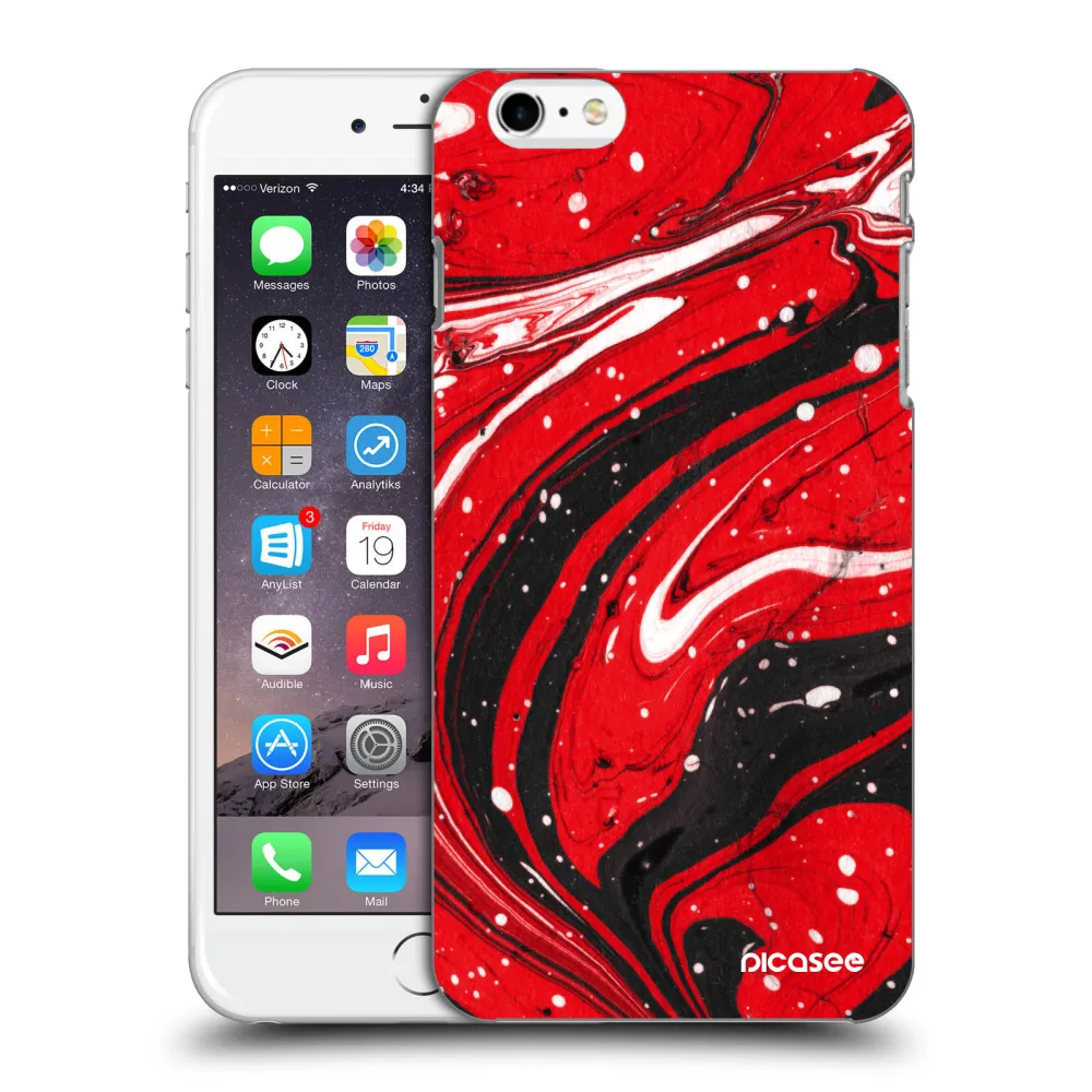 Picasee ULTIMATE CASE για Apple iPhone 6 Plus/6S Plus - Red black