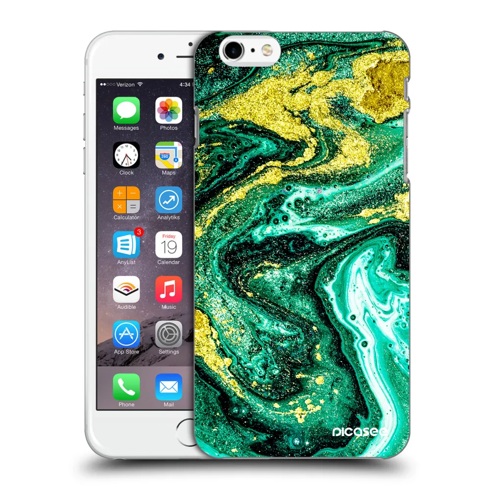 Picasee ULTIMATE CASE για Apple iPhone 6 Plus/6S Plus - Green Gold
