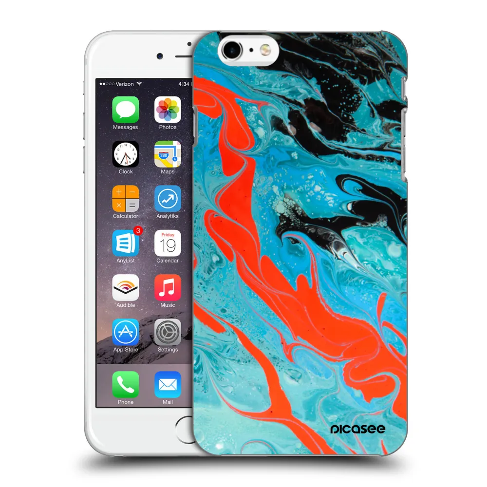 Picasee ULTIMATE CASE για Apple iPhone 6 Plus/6S Plus - Blue Magma