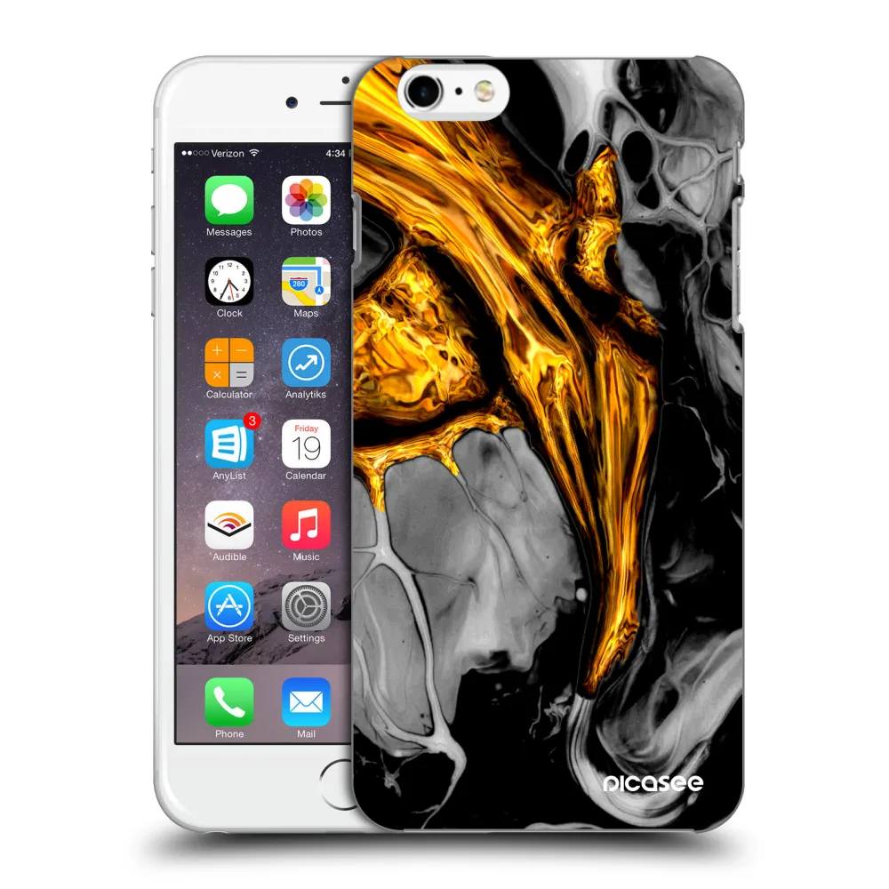 Picasee ULTIMATE CASE για Apple iPhone 6 Plus/6S Plus - Black Gold