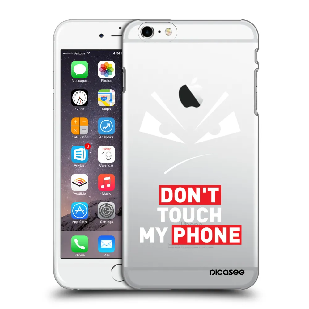 Picasee διαφανής θήκη σιλικόνης Apple iPhone 6 Plus/6S Plus - Evil Eye - Transparent