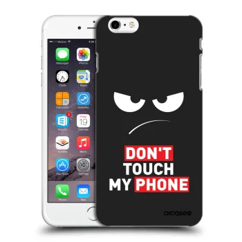 Picasee Μαύρη θήκη σιλικόνης για Apple iPhone 6 Plus/6S Plus - Angry Eyes - Transparent