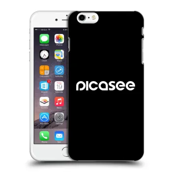 Picasee Μαύρη θήκη σιλικόνης για Apple iPhone 6 Plus/6S Plus - Picasee - new logo - white