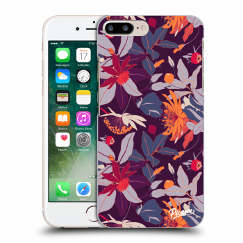 Θήκη για Apple iPhone 7 Plus - Purple Leaf