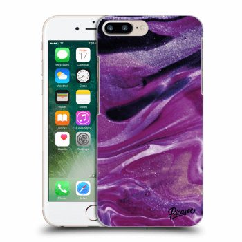 Θήκη για Apple iPhone 7 Plus - Purple glitter