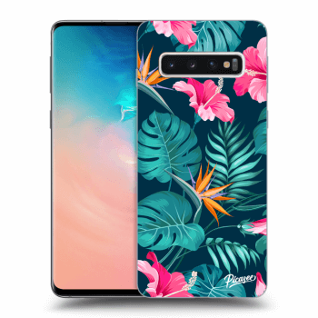 Θήκη για Samsung Galaxy S10 G973 - Pink Monstera