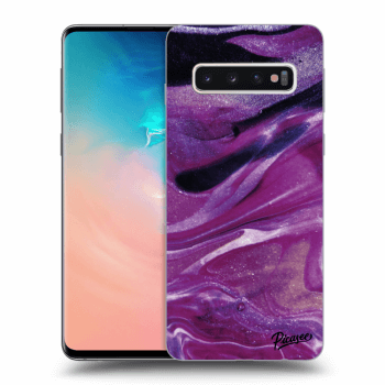 Θήκη για Samsung Galaxy S10 G973 - Purple glitter