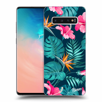 Θήκη για Samsung Galaxy S10 Plus G975 - Pink Monstera