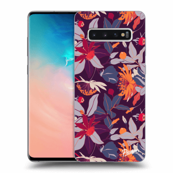 Θήκη για Samsung Galaxy S10 Plus G975 - Purple Leaf