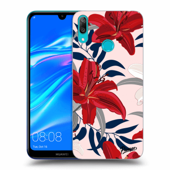 Θήκη για Huawei Y7 2019 - Red Lily